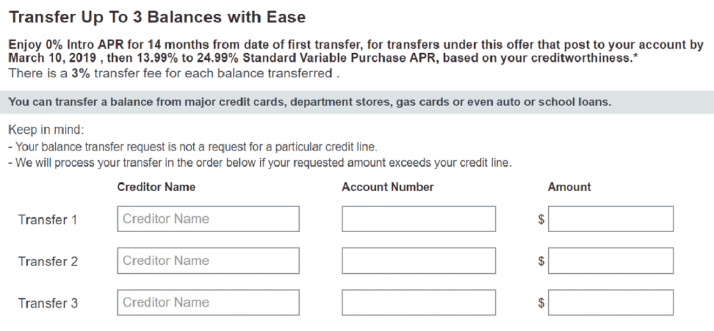 0 Interest Credit Cards No Balance Transfer Fee BURSAHAGA COM