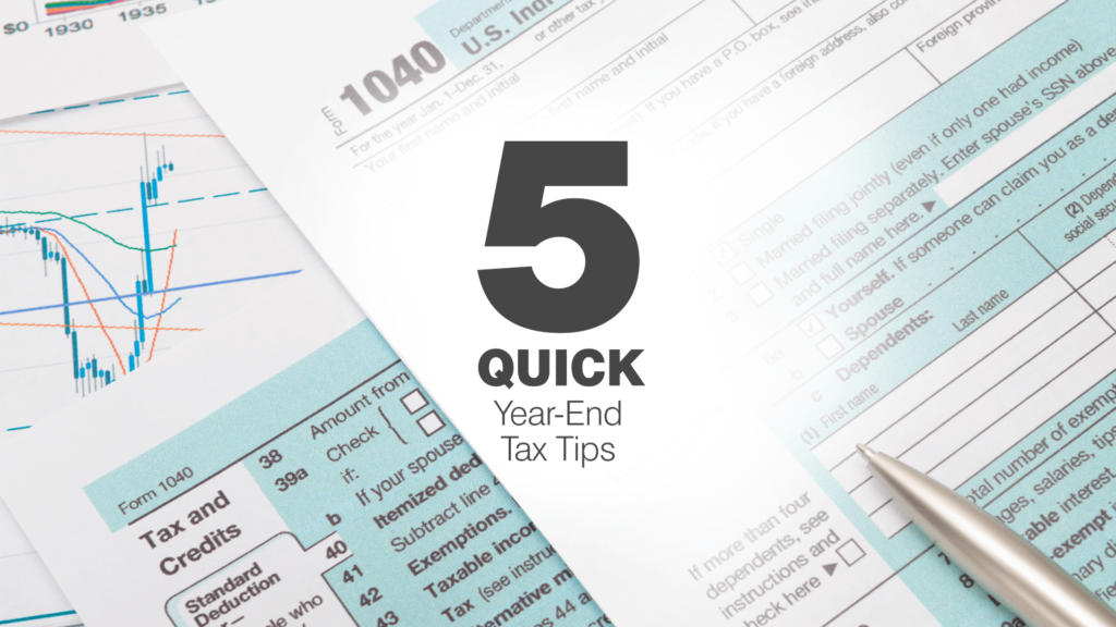 5 Quick Year End Tax Tips American Century Investments