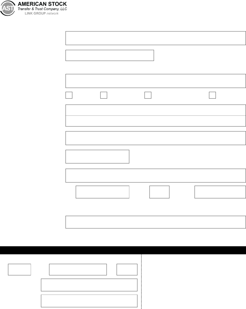 Affidavit Of Domicile Form American Stock Transfer Edit Fill Sign 