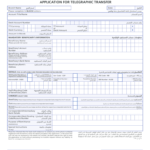 APPLICATION FOR TELEGRAPHIC TRANSFER Fill Out And Sign Printable PDF