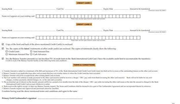 Balance Transfer Of Credit Card What Why And How