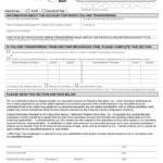 Bank Account Transfer Form People s United Bank Free Download