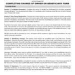 Change Of Owner Or Beneficiary Form Catholic Life Insurance