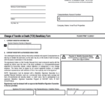 Change Of Transfer On Death TOD Beneficiary Form Fill And Sign