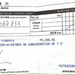 Cheque Number Hang Seng CURRAC