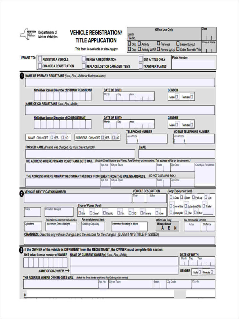 Dmv Transfer Title Form Pdf