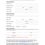 Electronic Funds Transfer eft Request Form