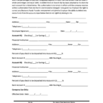 Electronic Funds Transfer Form Printable Pdf Download