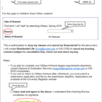 End Of Term Withdrawal University Registrar