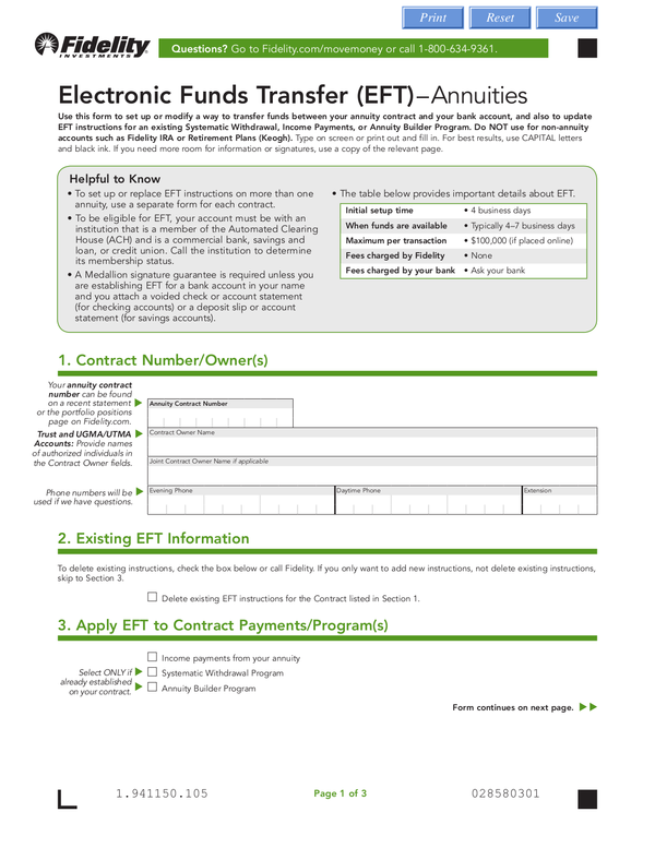 Fill Free Fillable Fidelity Investments PDF Forms