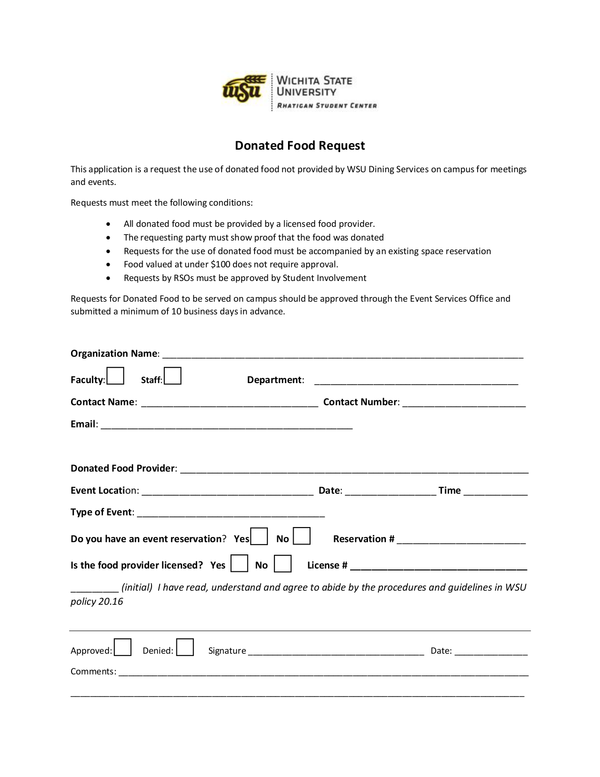 Fill Free Fillable Forms Wichita State University