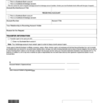 Fillable Authorization To Transfer Cash Form Printable Pdf Download