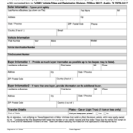 Fillable Form Vtr 346 Texas Motor Vehicle Transfer Notification