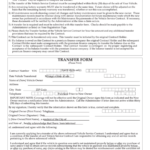 Fillable Vehicle Service Contract Transfer Form Transfer Form