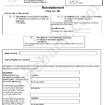 Form 525b Reinstatement Ohio Secretary Of State Printable Pdf Download