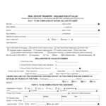 Form 57006a Real Estate Transfer Declaration Of Value Iowa