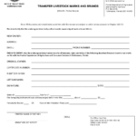 Form FDACS09253 Download Fillable PDF Or Fill Online Transfer Livestock