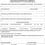 Form HSMV82152 Download Fillable PDF Or Fill Online Application For