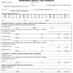 Form VP262 Download Fillable PDF Or Fill Online Abandoned Vehicle Lien