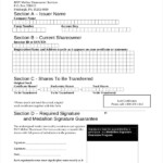 FREE 10 Sample Stock Transfer Forms In PDF Word