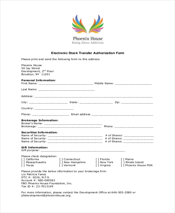 FREE 10 Sample Stock Transfer Forms In PDF Word