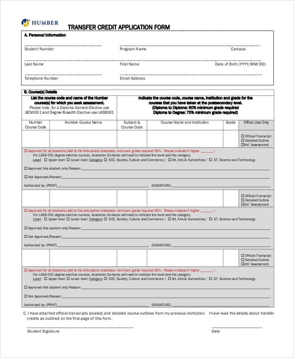 FREE 13 Sample Credit Application Forms In PDF MS Word Excel