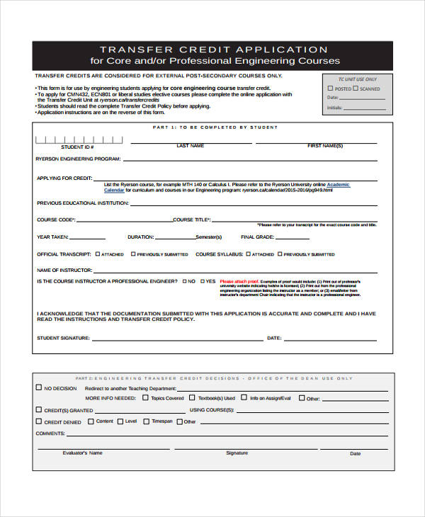 FREE 31 Credit Application Forms In PDF