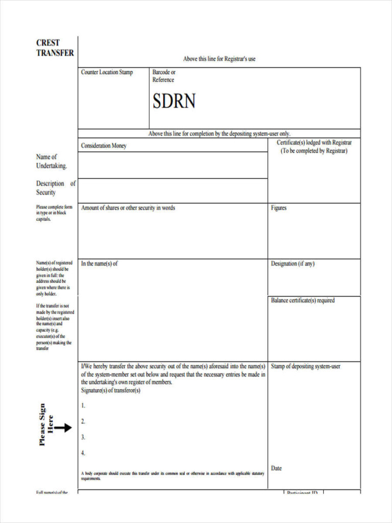 FREE 38 Transfer Forms In PDF Ms Word Excel