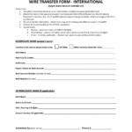 FREE 5 Wire Transfer Instructions Forms In PDF MS Word