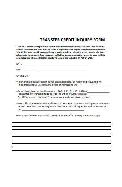 FREE 50 Inquiry Forms In PDF MS Word doc 