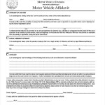 FREE 8 Sample Vehicle Affidavit Forms In PDF MS Word