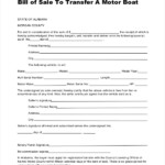 FREE 9 Sample Boat Bill Of Sale Forms In PDF MS Word