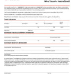 FREE 9 Wire Transfer Instruction Forms In PDF MS Word