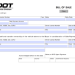 Free Arizona Motor Vehicle DMV Bill Of Sale Form PDF