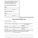 Free Indiana General Warranty Deed Form Word PDF EForms