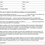 Free Ohio Motor Vehicle Bill Of Sale Form Doc 33KB 1 Page s