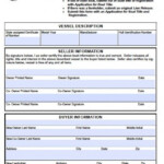 Free Oregon Boat Vessel Bill Of Sale Form PDF Word doc