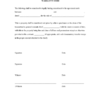 Free Warranty Deed Template Title Transfer Forms SAMPLE Legal