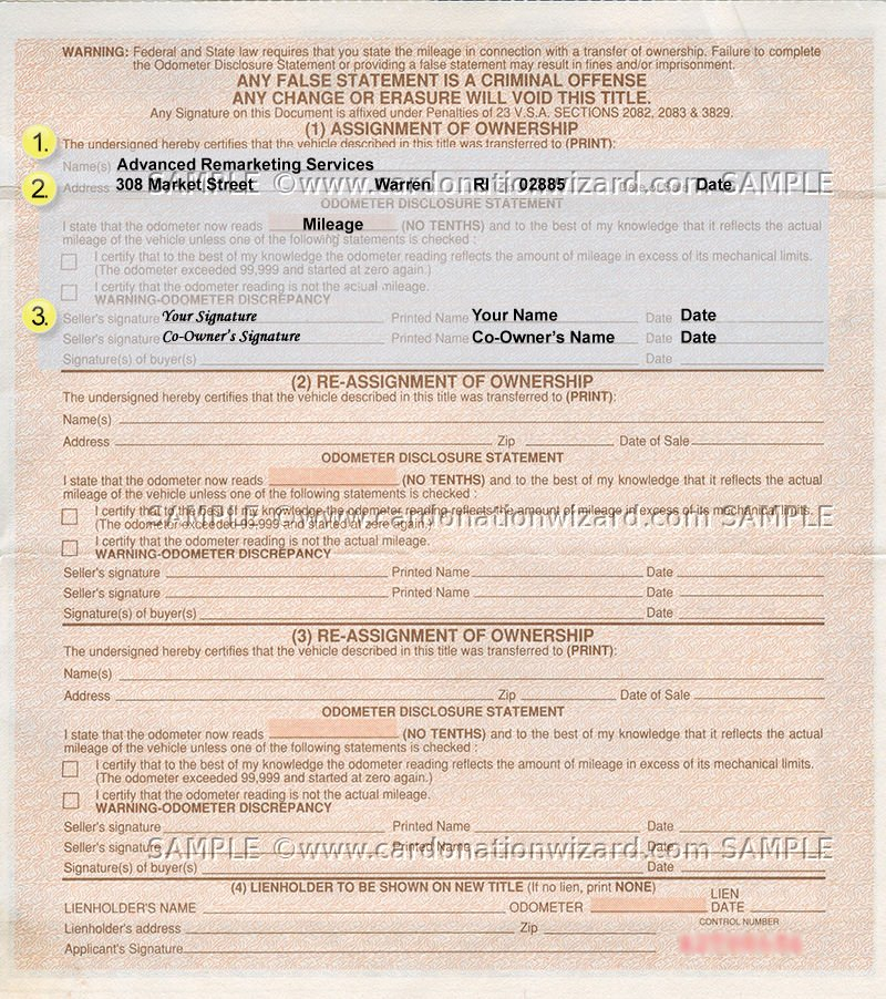 Ga Car Title Transfer Free Printable Documents