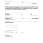 Georgia Same Name Affidavit Form Legal Forms And Business Templates