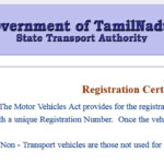 How To Apply For Transfer Of Ownership Of Vehicle Tamil Nadu Www