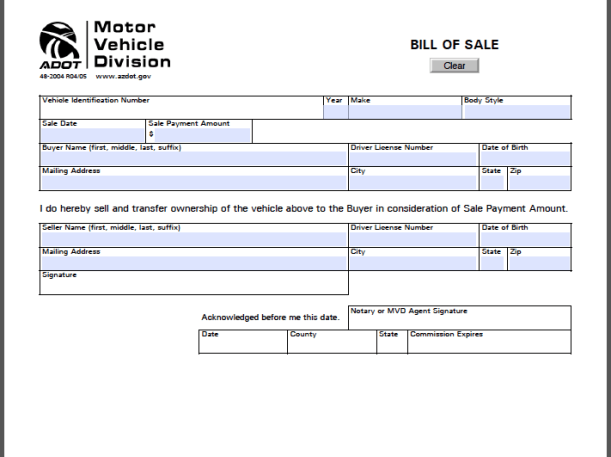 How To Transfer A Car Title Arizona SIRVEC