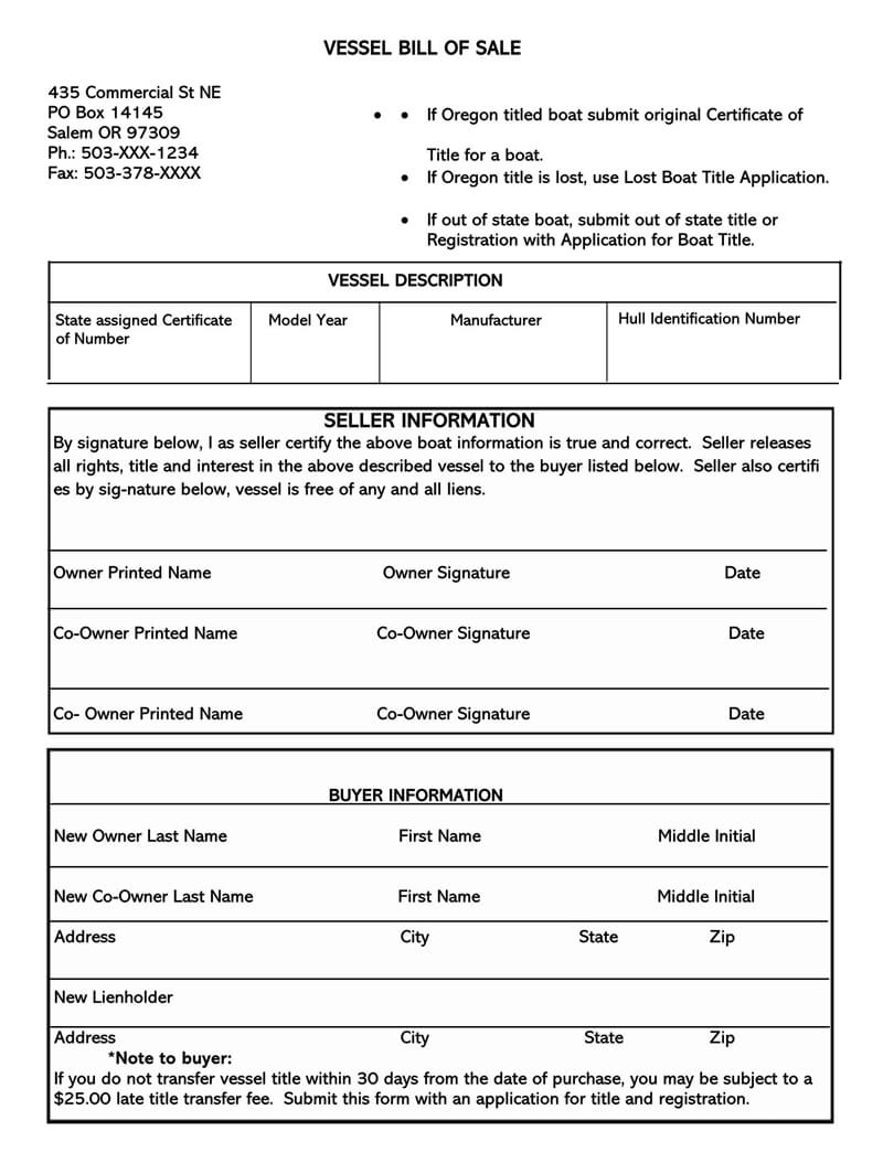 boat-transfer-of-ownership-form-oregon-transferform