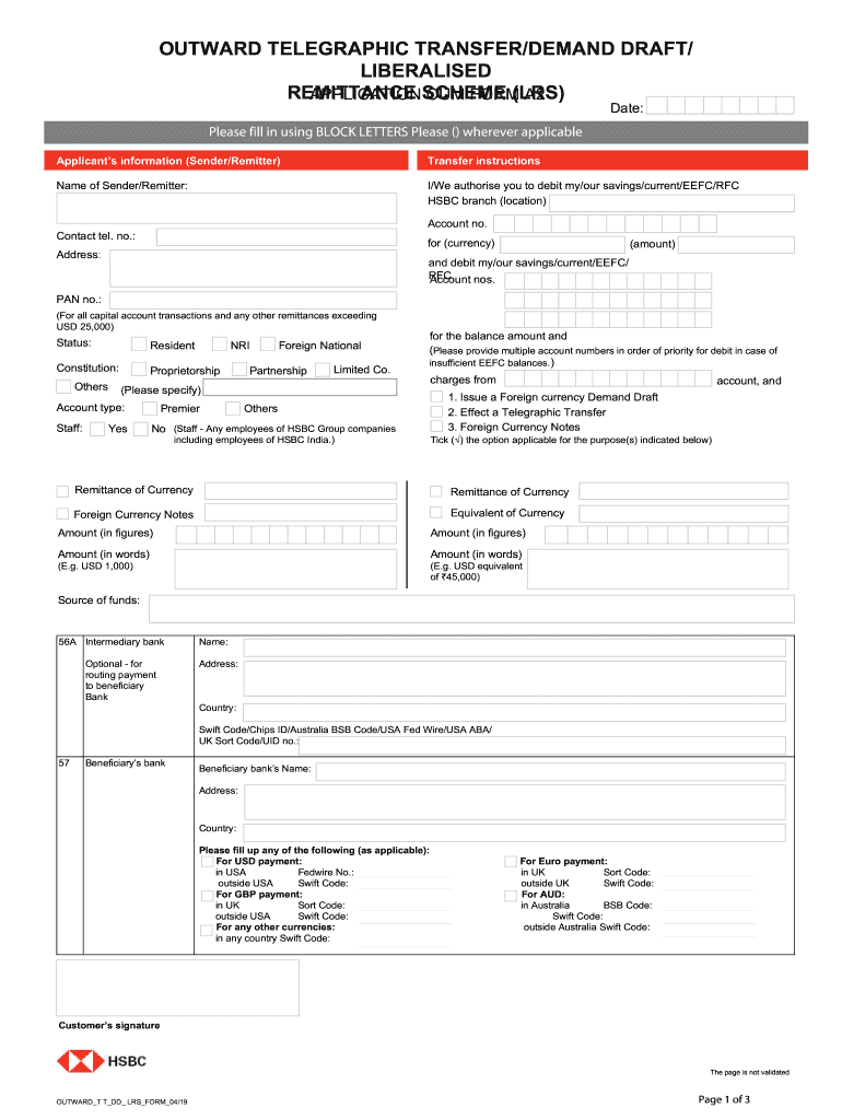 Hsbc International Wire Transfer Fee Currency Exchange Rates