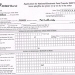 ICICI Bank RTGS Form ICICI NEFT Form Download pdf