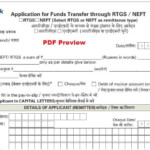 ICICI Bank RTGS Form PDF Download PDF Form Download