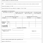 India Securities Transfer Form Download Printable PDF Templateroller