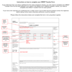 Instructions On How To Complete Your CREST Transfer Form Free Download