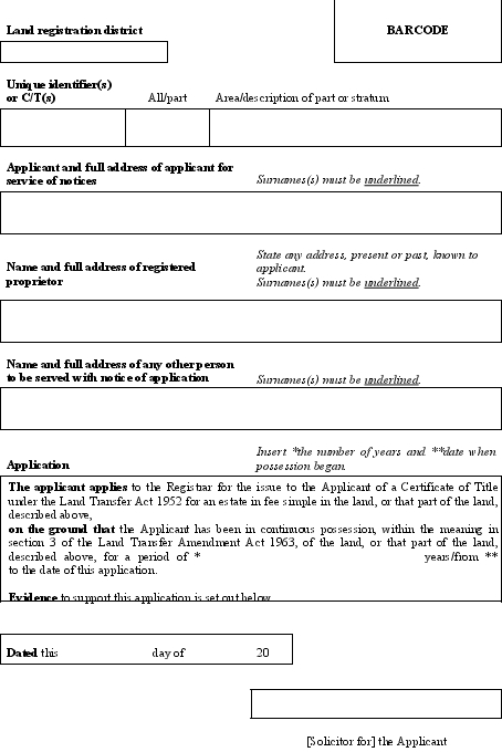 Land Transfer Regulations 2002 SR 2002 213 as At 31 March 2008 