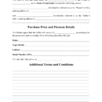 Louisiana Firearm Bill Of Sale Download Printable PDF Templateroller